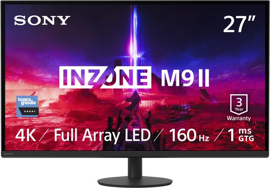 Sony Inzone M9 II – 27 inch - 4K Ultra HD – 160 Hz - Gaming Monitor