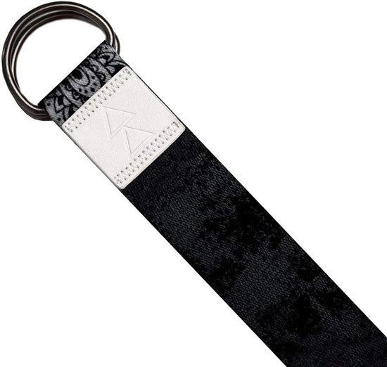 Yoga Strap - Luxe, Verstelbaar, Eco-vriendelijk - 240cm - Zwart - Soft materiaal — afbeelding 4