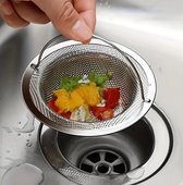Roestvrijstalen Ronde Gootsteenzeef Met Handvat I Gootsteenstop I Afvoerstop I Afvoerfilter I Keuken Gaasfilter I Badkamergootsteen