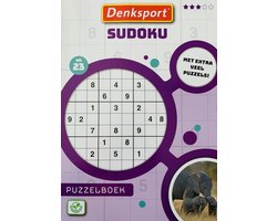 Denksport puzzelboekjes - Sudoku - puzzelboekjes - puzzelboeken volwassenen denksport - Nederlands - 3* - Meer dan 350 puzzels - Extra dik!