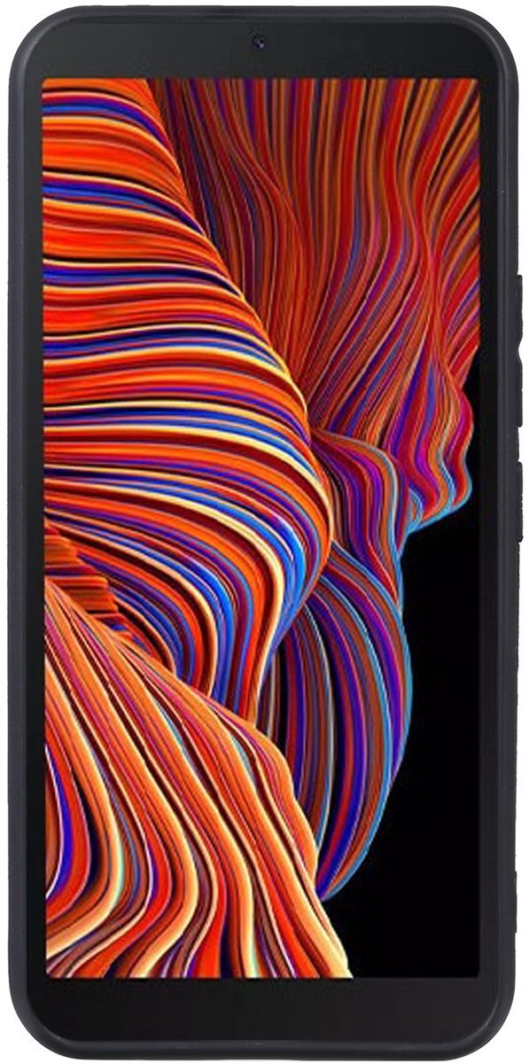 Mobigear Hoesje geschikt voor Samsung Galaxy Xcover 5 Telefoonhoesje Flexibel TPU | Mobigear Basics Backcover | Galaxy Xcover 5 Case | Back Cover - Zwart