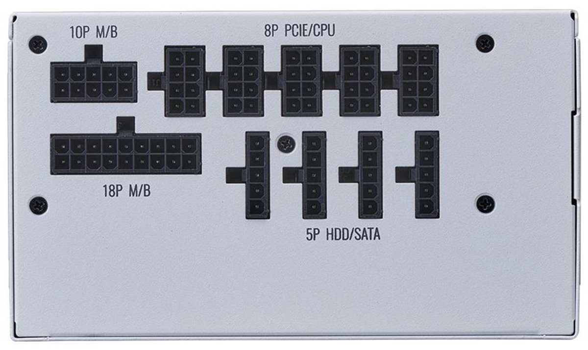 Cooler Master Mwe Gold 850 V2 Atx 3.1 White Edition - 850 W voeding - afbeelding 4