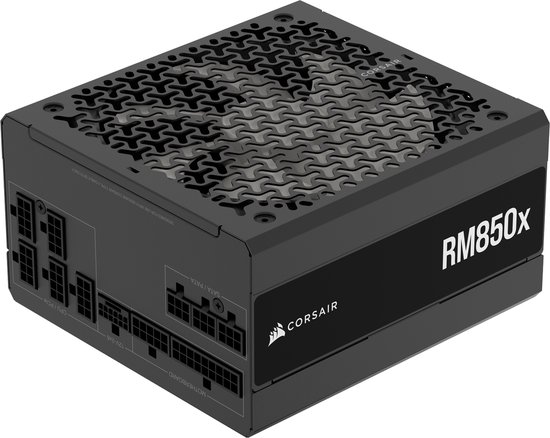 Corsair RM850x (2024) Interne Voeding - 850 Watt - Modulair - ATX 3.1 - PCIe 5.1 - Cybenetics Gold efficiëntie - Zero RPM Modus - Zwart