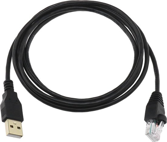 Seriële RS232 adapter 9-pins SUB-D (v) - Mini DIN 6-pins PS/2 (m