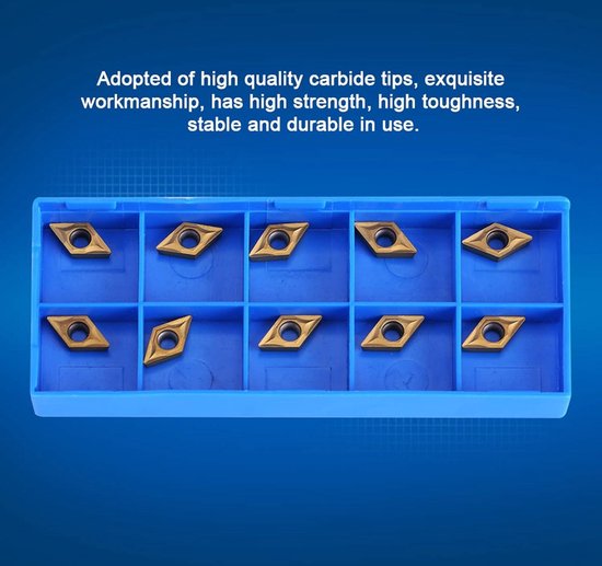 10PCS CCMT060204 Carbide Inserts CCMT0602 Voor Dra