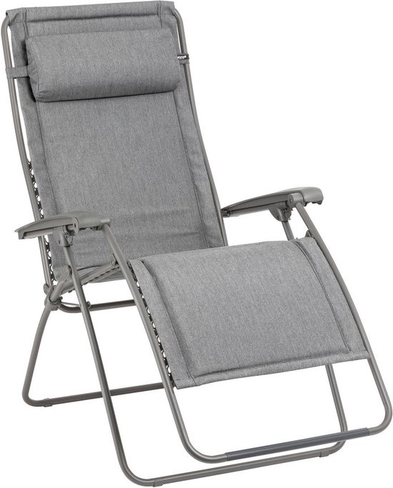 Lafuma RSX Clip XL - LightComfort® - Fauteuil relax zéro Gravity rembourré - XL - Ombre