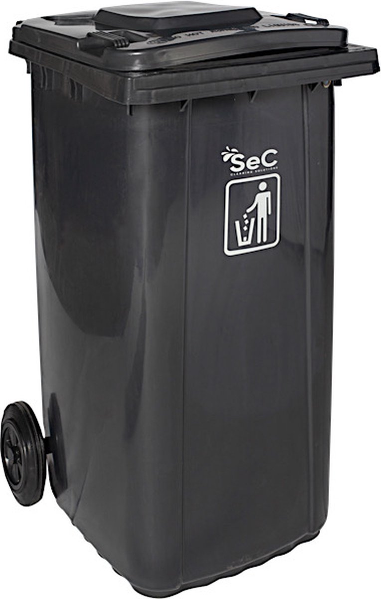 Afvalcontainer 240 L Grijs