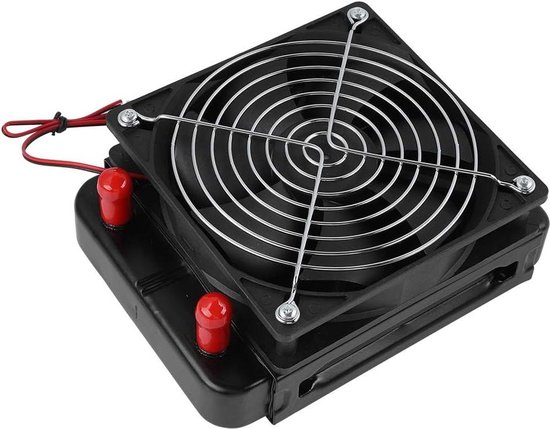 120 mm aluminium radiator computer CPU waterkoeling - radiator met 10 ...