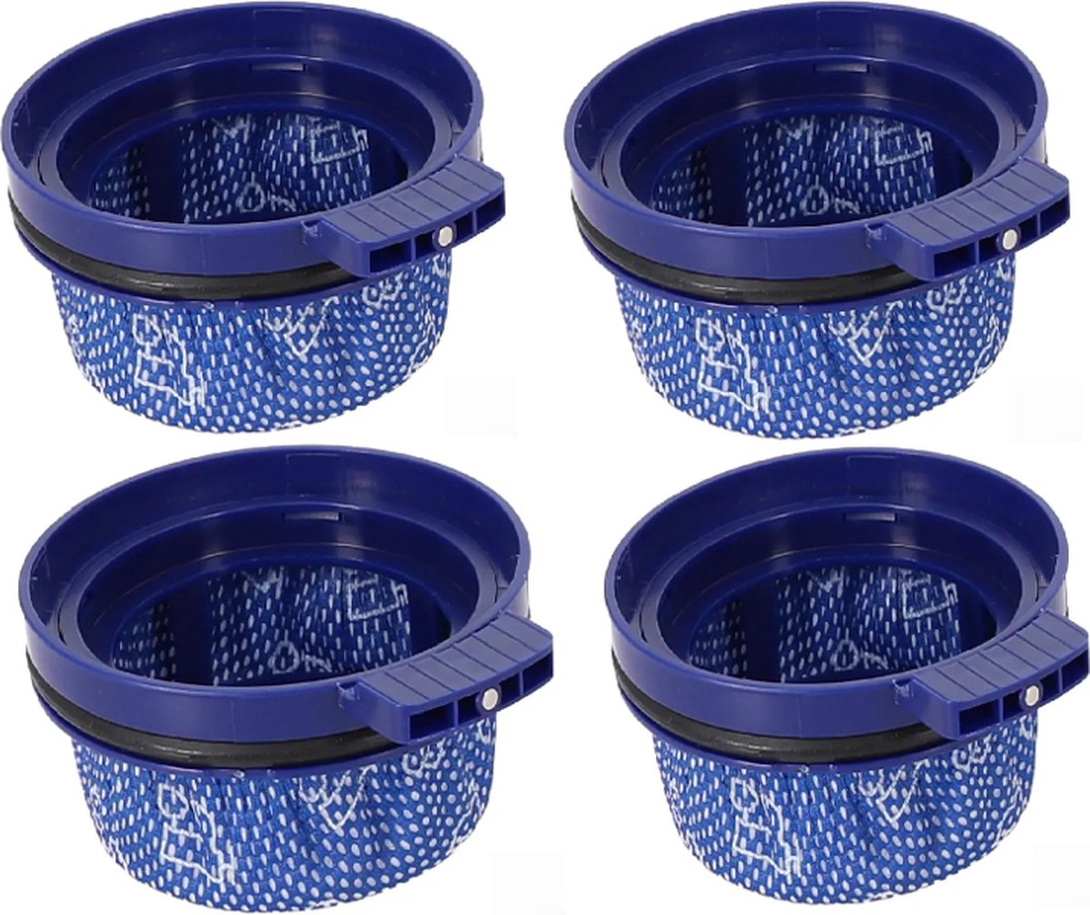Replacements filters geschikt voor Samsung Jet 85 en 95 steelstofzuiger - 4 filters