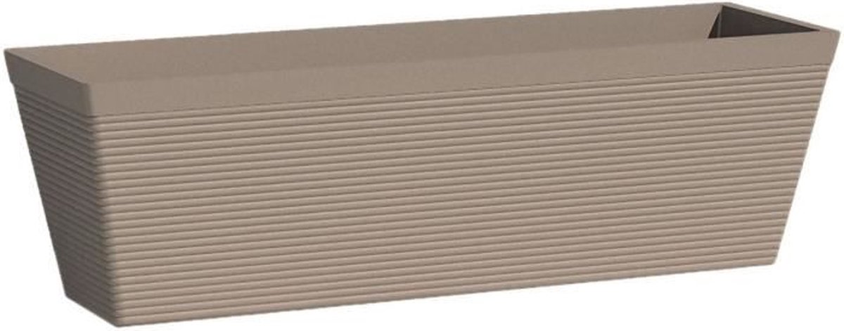 Jardiniere - GARDEN ID - Green Care Impact Taupe - 50 x 16 x 16 cm - 10 jaar garantie - 100% gerecycled - UV-/gelbestendig