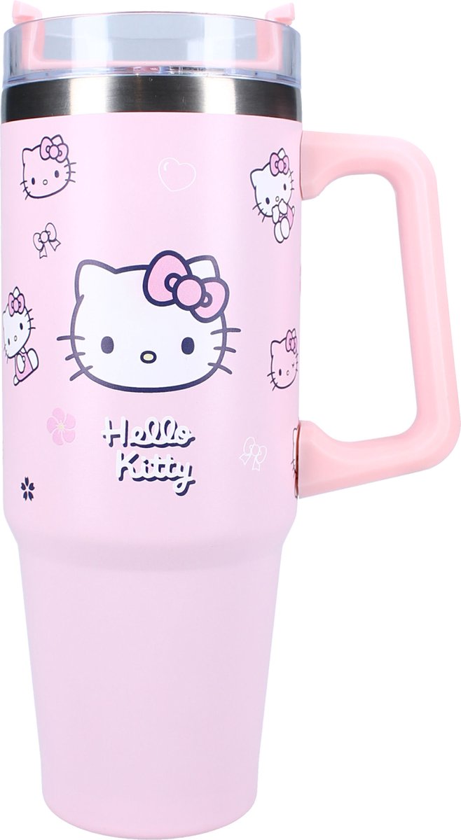VADOBAG Hello Kitty Drinkfles - 900 mL, Roze