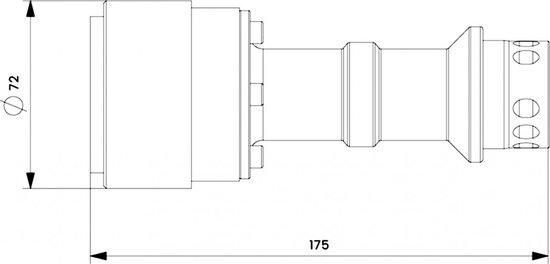 Moza Racing Wheel Base Extension Rod - Verlengstang voor Moza Stuurwielbasis van Merkloos — afbeelding 5