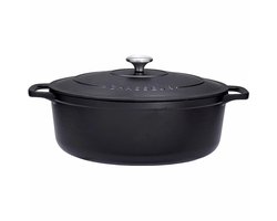 Braadpan Chasseur Ovaal - Zwart - 1 liter