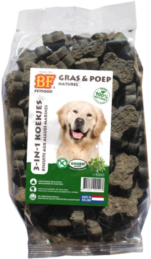 BF Petfood 3-in-1 Koekjes Naturel - 12 x 500 gr - Voordeelverpakking