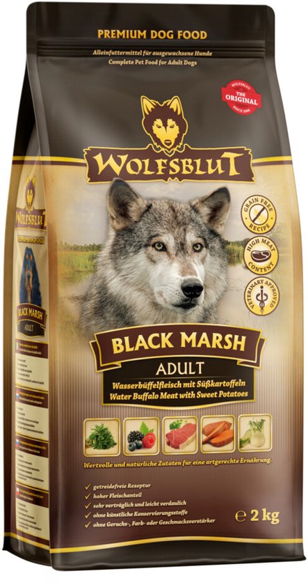 Wolfsblut Hondenvoer Adult Black Marsh - 3 x 2 kg - Voordeelverpakking