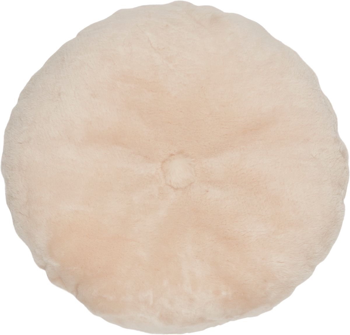 Sheepskin House Mocassin Kussen - Dubbelzijdig - D45 cm Chestnut