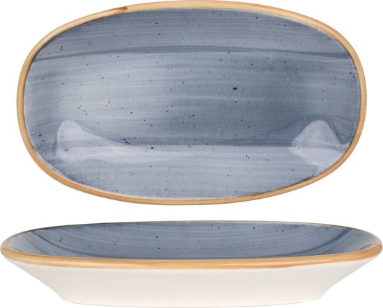 Bonna Servierschalen Madera 2er Set - Porzellan Schalen 15x8,5cm