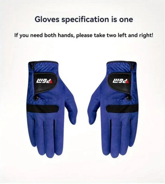 Gants de golf Livano - Accessoires de vêtements pour bébé de Golf - Gant antidérapant - Homme - Droitier - Taille S