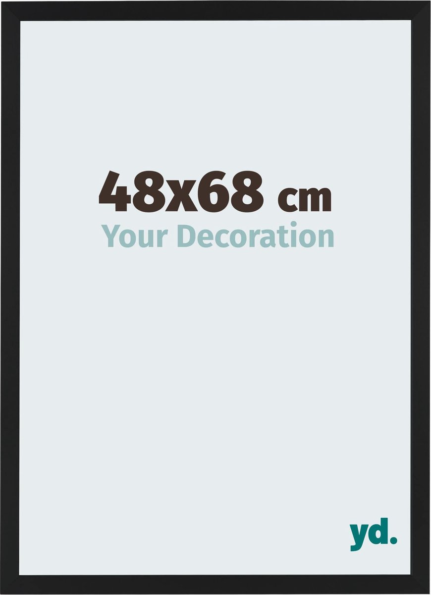 yd. Your Decoration - Fotolijst 48x68 cm - MDF - Zwart Mat - Catania