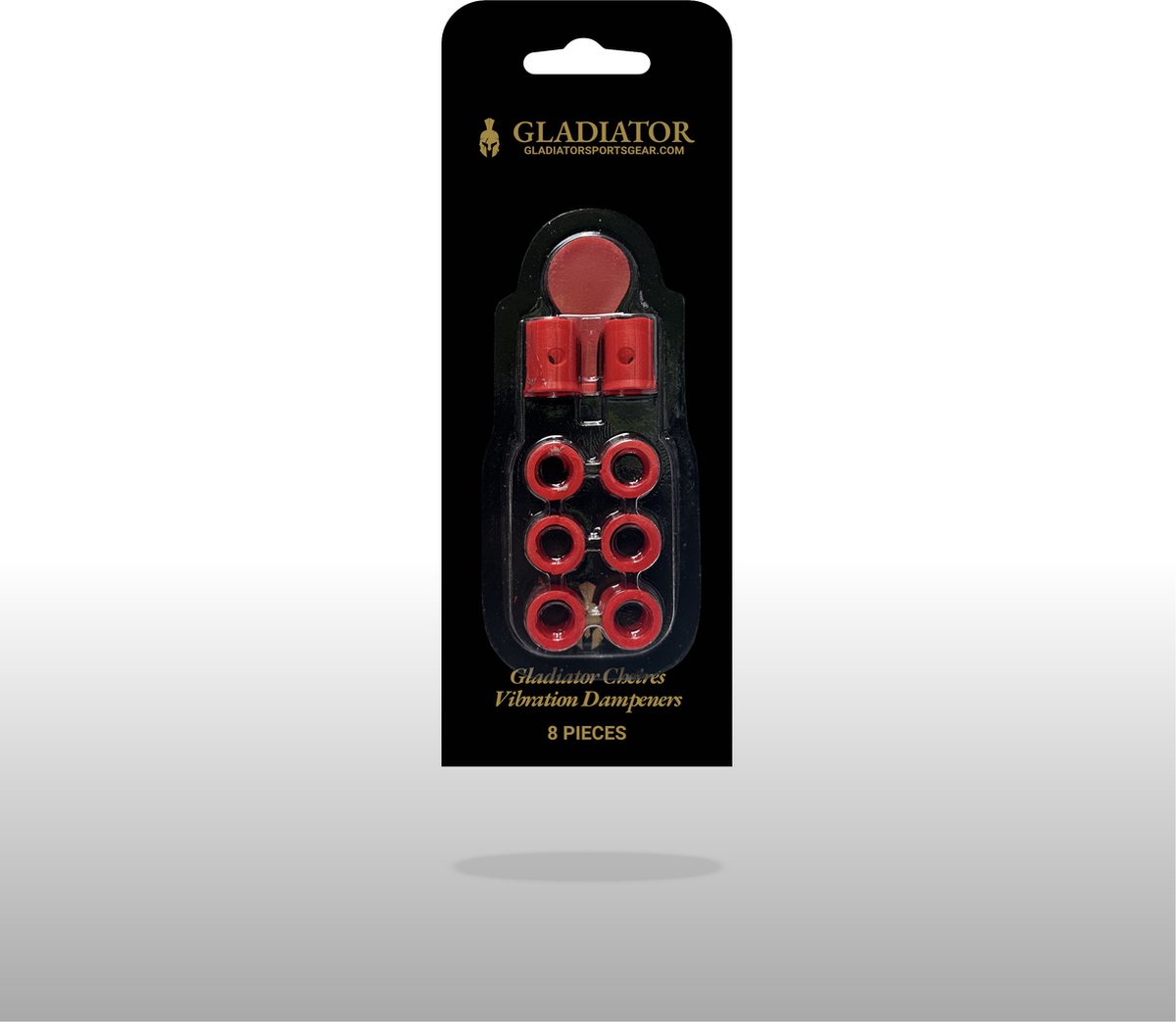 Gladiator Cheires Vibration Dampeners - trillingsdempers Padel - Rood (Shockout)