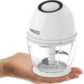 Bol.com Mini Foodprocessor - 450ML - Elektrische Hakmolens - USB-C Oplaadbaar - Kleine Blender - Keukenmachine - Portable Choppe... aanbieding