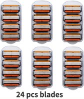 28 of Shave Scheermesjes - 24 stuks - 6 scheerbladen - Geschikt voor Fusion 5, ProGlide, SkinGuard en ProShield