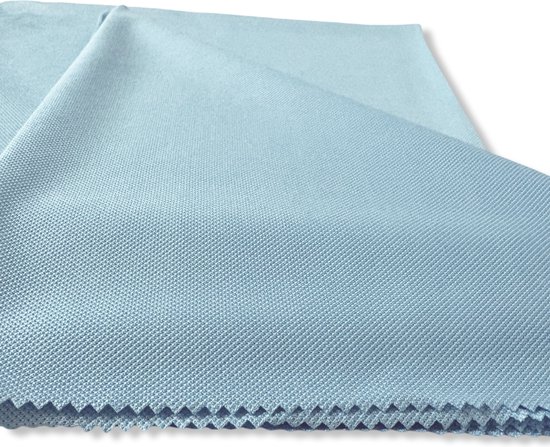 Chiffon de polissage microfibre de verre 2 pièces - 50x70cm - chiffon de polissage restauration professionnelle - bleu