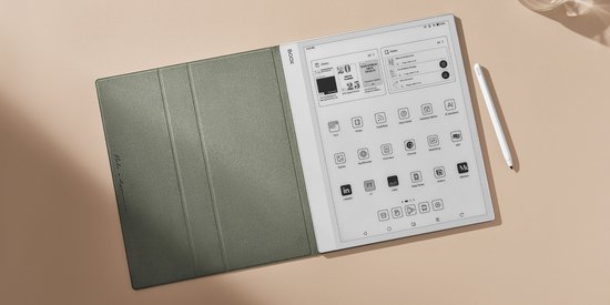 Boox Note Max Luxe Magnetische Standcover Beschermhoes - Zwart van BOOX — afbeelding 5