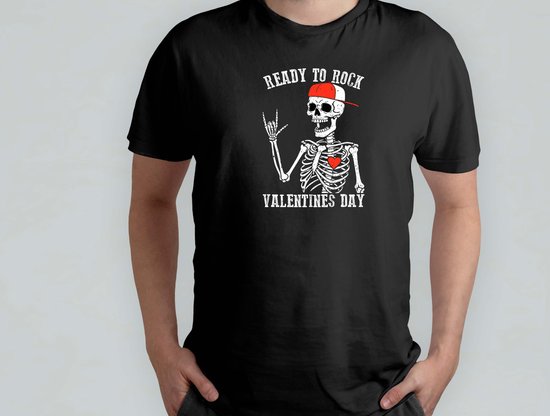 Prêt à Rock la Saint-Valentin - T-shirt - ValentineVibes - Funny - CupidLove - RomanticDay - ValentijnVibes - CupidoLove - RomantischeDag
