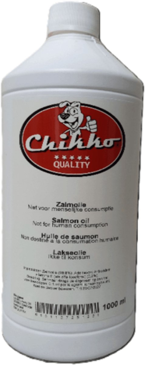 Chikko Quality Chikko Quality - Zalmolie voor huisdieren - 1 liter