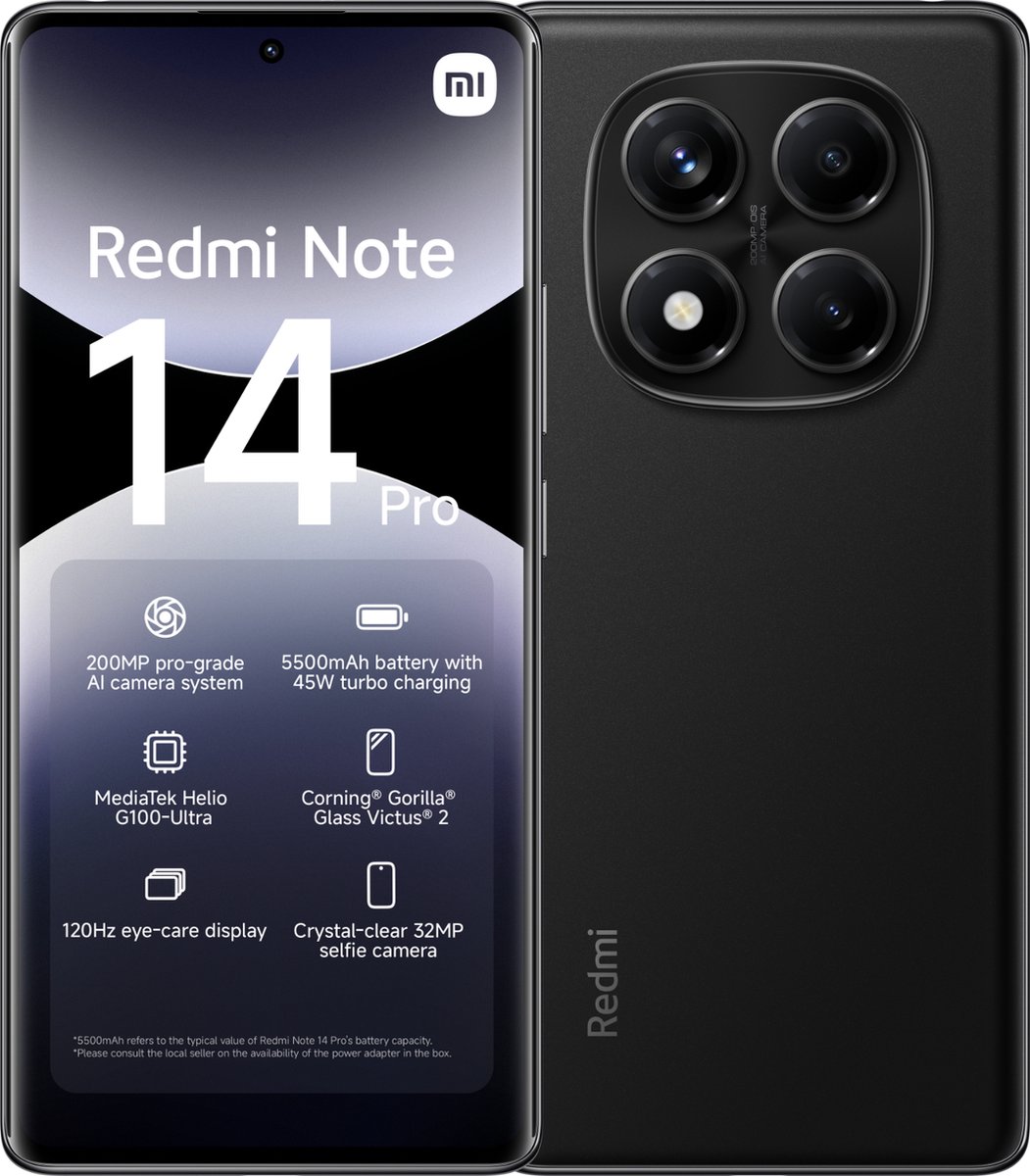 Redmi Note 14 Pro Midnight Black 8GB+256GB