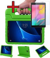 Coque pour enfants adaptée pour Samsung Galaxy Tab A 10.1 2016 Coque Kinder Housse Kids Kidsproof avec film de protection d'écran - Coque adaptée pour Samsung Tab A 10.1 2016 Coque Kinder - Vert