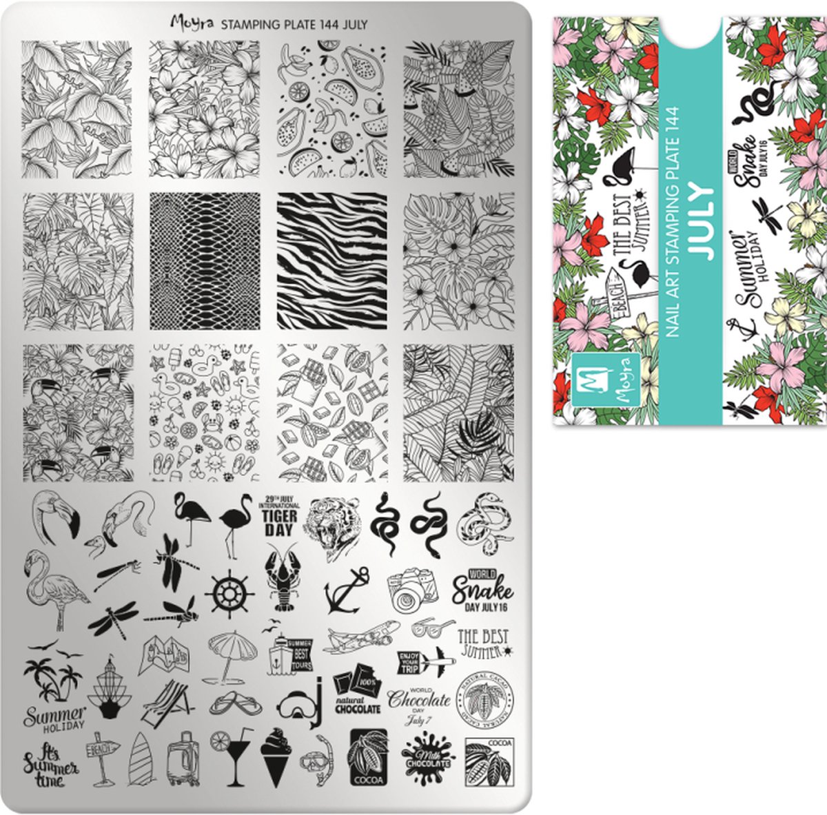 Moyra Moyra Stamping Plate 144 July