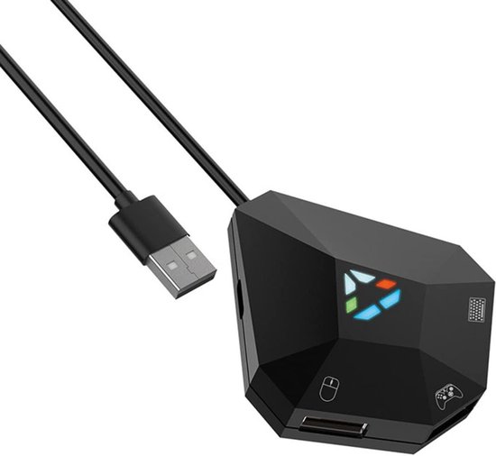 SOONHUA USB-toetsenbord-muisconverteradapter, voor N-Switch/PS3/PS4