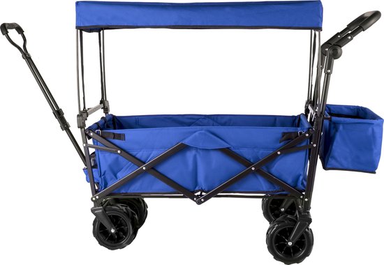 VEVOR Opvouwbare Wagenwagen Product Afmetingen 92,7 X 54,3 X 98,5 cm Multifunctioneel Opvouwbare Tuinwagen Max. Draagvermogen 100 Kg Opvouwbare Tuinwagen, voor Strand / Tuin / Sport / Vissen / Park — afbeelding 2