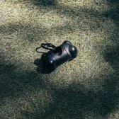 Support pour sacs à crottes de chien - Accessoire pour chien - 15 sacs - Noir