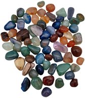Kleine edelstenen - Trommelstenen - Knuffelstenen - Mix van 250 gram - Assorti