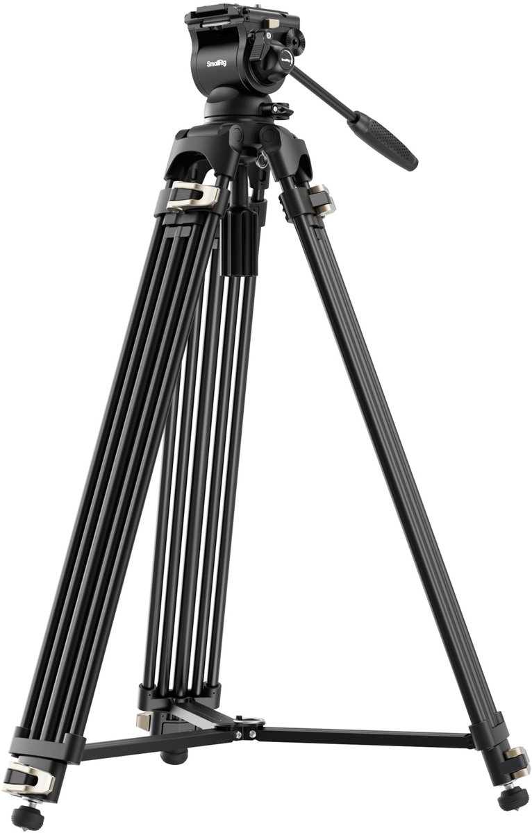 SmallRig Heavy Duty Fluid Head Tripod Kit AD 01S 4686