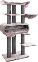 Bol.com Petrebels Krabpaal XL Krabpaal Route 180 - Cappuccino - Voor grote katten - 76 x 60 x 180 cm aanbieding
