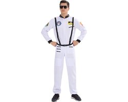 Joya Party® Astronaut Verkleedpak Volwassenen | Science Fiction & Space Kostuum | Nasa Astronaut Ruimte Pak Man | Carnavalskleding | Verkleedkleding | Maat S