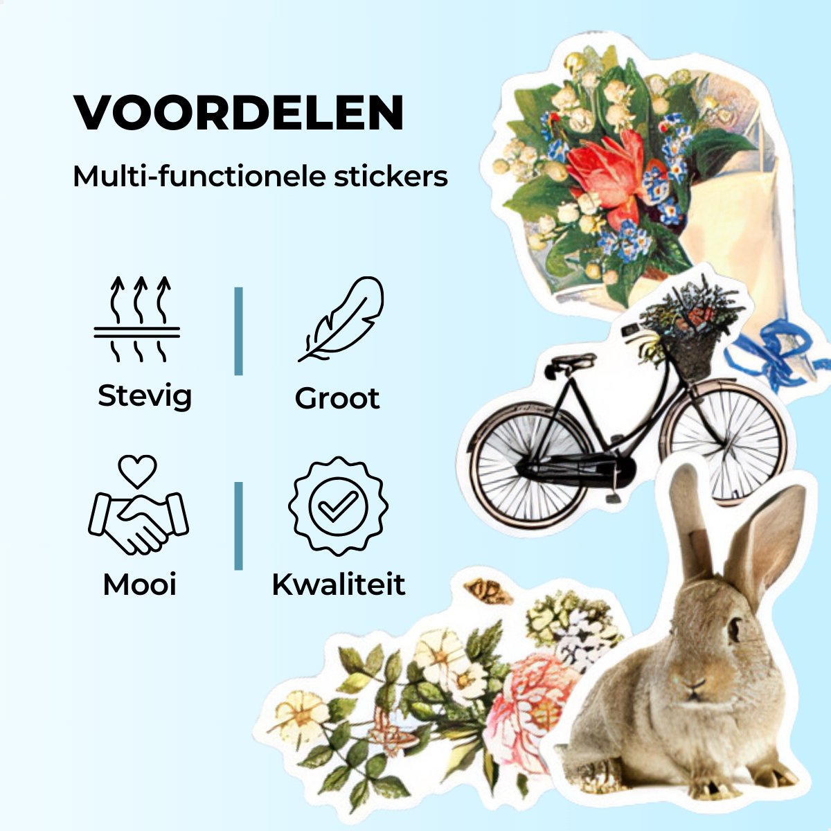 RENALUX Journal Stickers - Journaling Producten - Stickers Volwassenen - Stickers Bullet Journal - Stickerboek - Stickervellen - Journal Spullen - Journal Stickerboekje - Retro Stickers - 202 Stickers — afbeelding 9