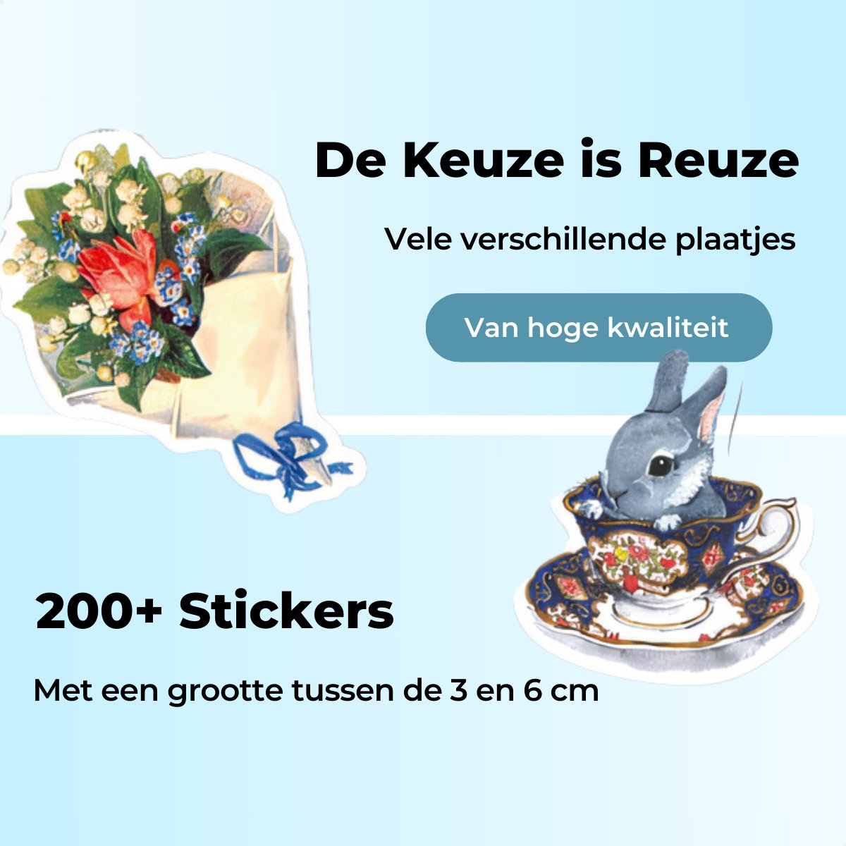 RENALUX Journal Stickers - Journaling Producten - Stickers Volwassenen - Stickers Bullet Journal - Stickerboek - Stickervellen - Journal Spullen - Journal Stickerboekje - Retro Stickers - 202 Stickers — afbeelding 3