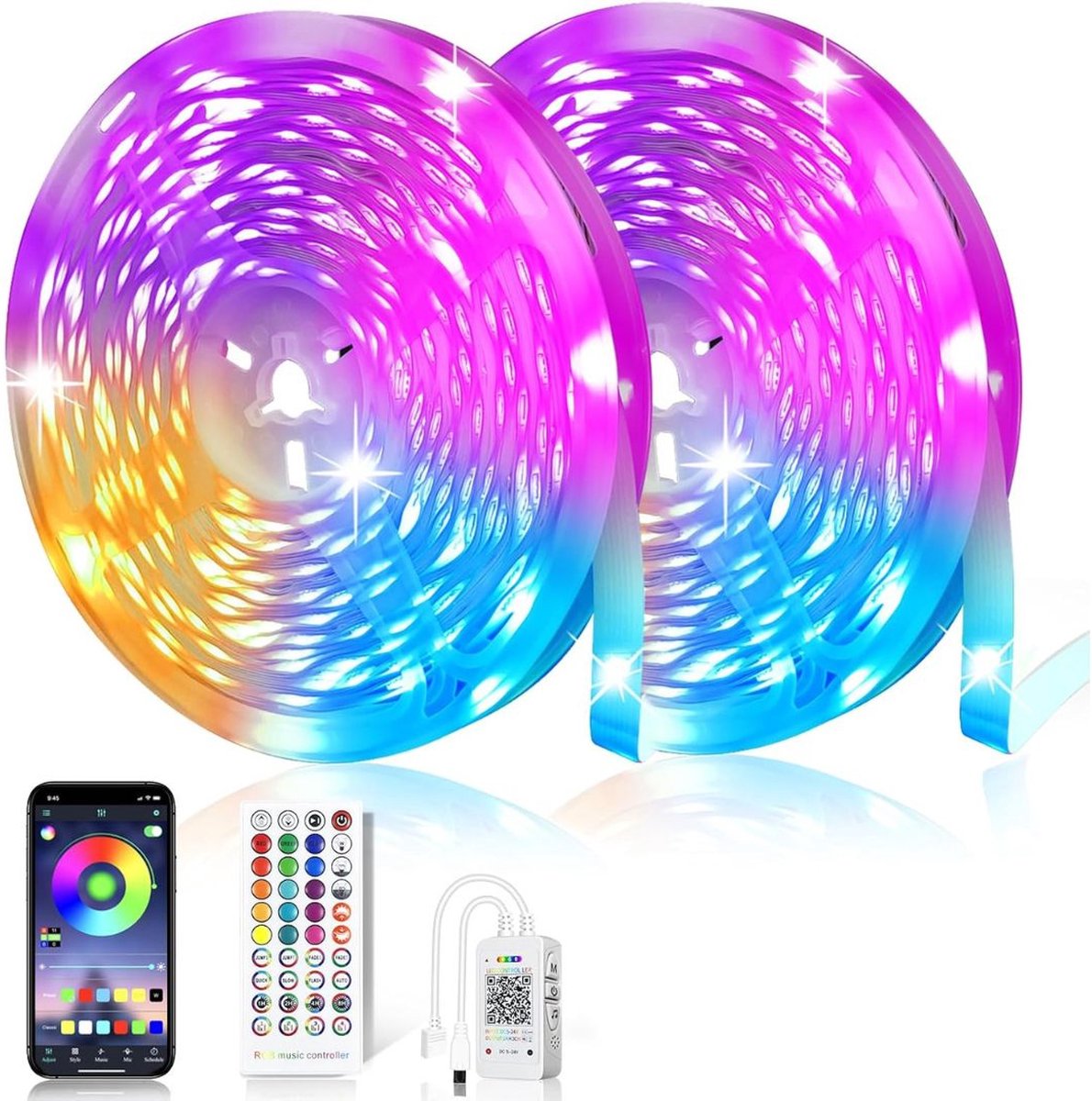 VELTRR® LED Strip 30 Meter - LED Verlichting Strips - LED Light