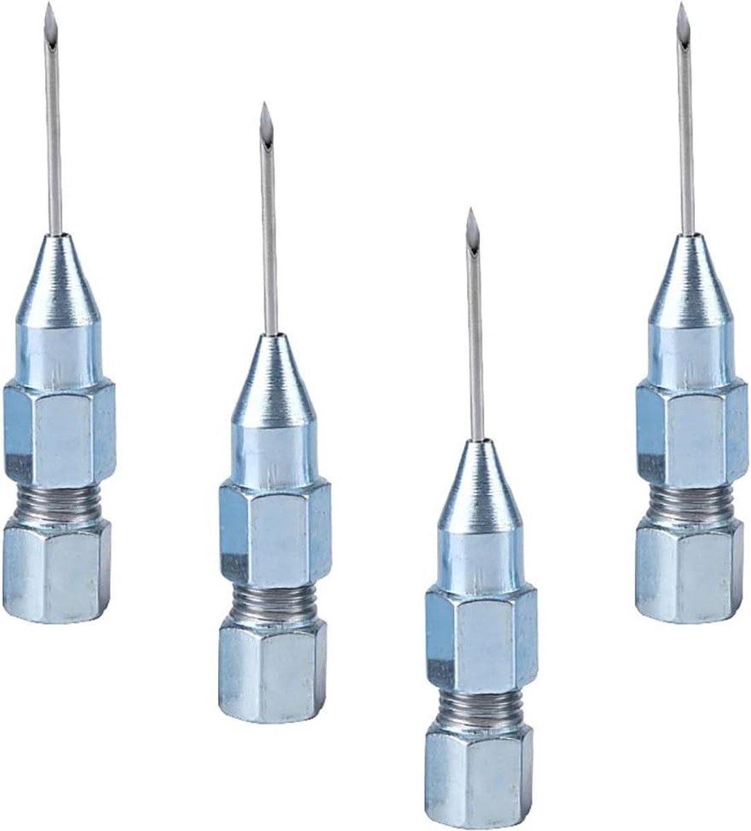 Image of 4 Stks Vetpistool Naald Tip - Afneembare Naald Neus - Vet Dispenser Accessoires - Voor Olie Vullen .