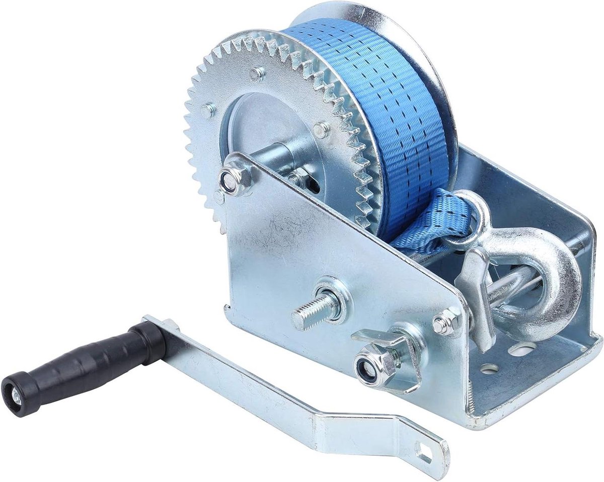 3200LBS Heavy Duty Handlier - Boot & Trailer Kaapstander Accessoire met Webbing Handcranking Lier