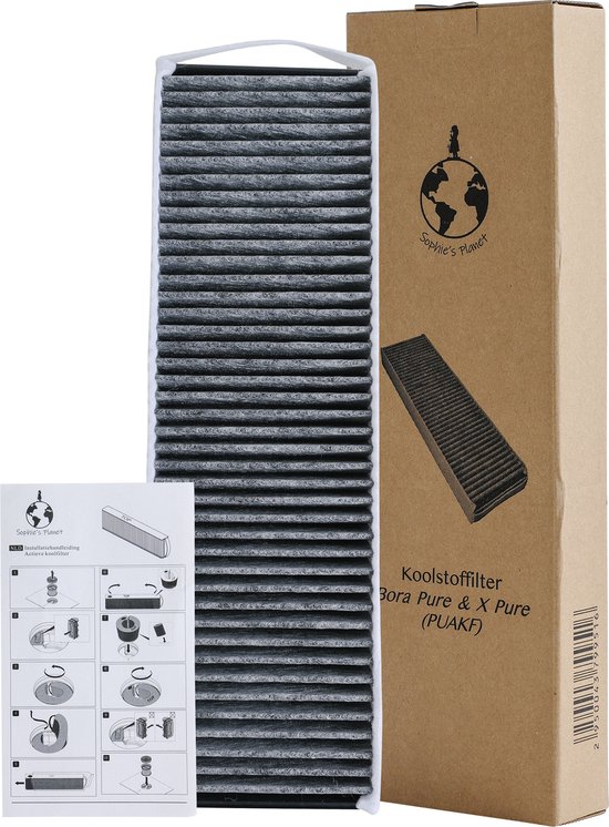Sophie's Planet - Filtre à charbon adapté à Bora Pure & X Pure (PUAKF) | Version 2024 améliorée