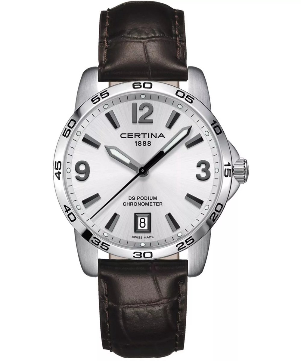 Certina DS PODIUM Standard Heren Horloge COSC Leder C034.451.16.037.00