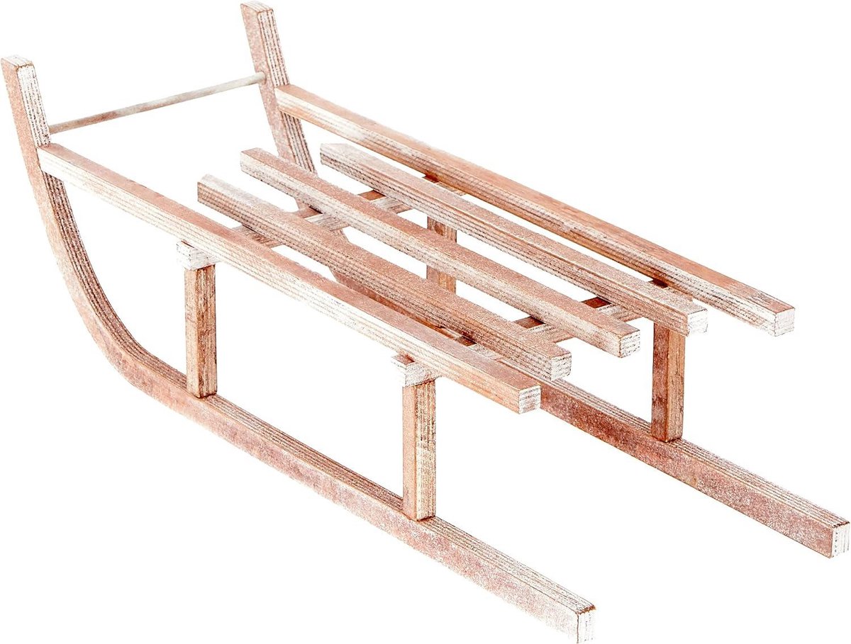 Decoratieve slee van hout – set van 2 decoratieve figuren – naturel – 60 x 19 x 18 cm – 2 stuks. Decoratieve slee van hout – set van 2 decoratieve figuren – naturel – 60 x 19 x 18 cm – 2 stuks.