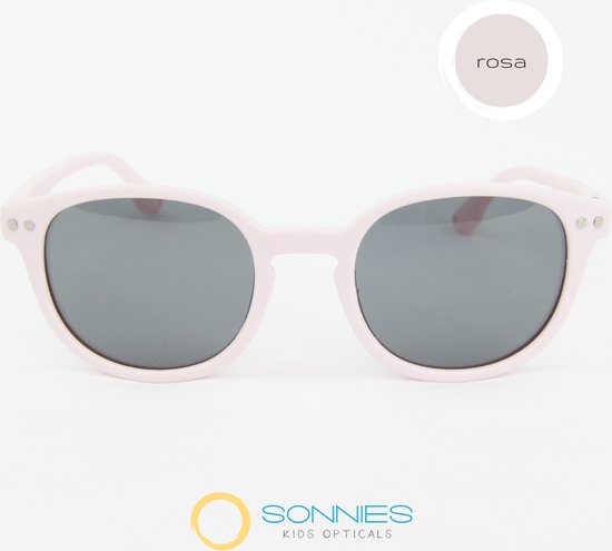 Sonnies - Kinder Zonnebril Livorno Rosa - Leeftijd 7 jaar - 8 jaar - 9 jaar - 10 jaar - gepolariseerde glazen met UV400 bescherming - lichtgewicht - buigzaam & flexibel - jongens & meisjes - kinderzonnebril - Zonnebril Kind - kleur roze van Sonnies — afbeelding 5