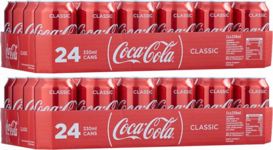 Coca Cola S pack blik 2x 24x33 cl EU